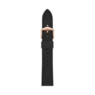 18 mm sort LiteHide™ læderrem