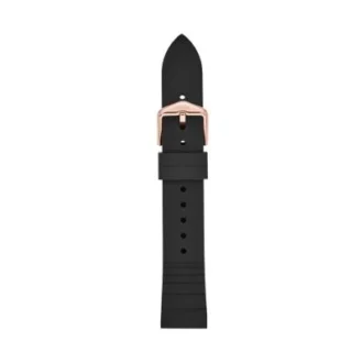 18 mm sort silikonerem