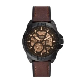 Bronson automatisk brun LiteHide™ læderur
