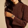 Carlie tre-hånds ur og armbåndssæt i rustfrit stål i rosaguldfarve Carlie tre-hånds ur og armbåndssæt i rustfrit stål i rosaguldfarve