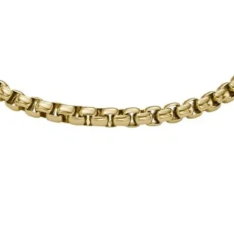 Ellis Core Chains Guldfarvet rustfrit stålkædearmbånd Ellis Core Chains Guldfarvet rustfrit stålkædearmbånd