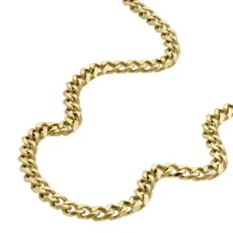 Ellis Core Chains Halskæde i rustfrit stål i guldfarve