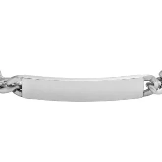 Ellis rustfrit stål ID-armbånd