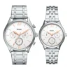 Fenmore multifunktionelt sølvfarvet armbåndsurssæt Fenmore multifunktionelt sølvfarvet armbåndsurssæt