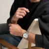 Fenmore multifunktionelt sølvfarvet armbåndsurssæt Fenmore multifunktionelt sølvfarvet armbåndsurssæt