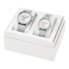 Fenmore multifunktionelt sølvfarvet armbåndsurssæt Fenmore multifunktionelt sølvfarvet armbåndsurssæt