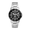 Fossil Blue Dive tre-hånds dato rustfrit stål ur Fossil Blue Dive tre-hånds dato rustfrit stål ur