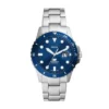Fossil Blue Dive tre-hånds dato rustfrit stål ur Fossil Blue Dive tre-hånds dato rustfrit stål ur