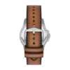 Fossil Blue Dive tre-hånds dato Tan LiteHide™ læderur Fossil Blue Dive tre-hånds dato Tan LiteHide™ læderur