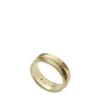 Harlow Linear Texture guldfarvet ring i rustfrit stål Harlow Linear Texture guldfarvet ring i rustfrit stål