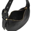 Harwell læderhalvmåne taske