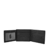 Ingram læder RFID bifold med flip ID-tegnebog