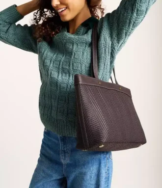 Jessie vævet tote