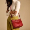 Jolie læder crossbody taske