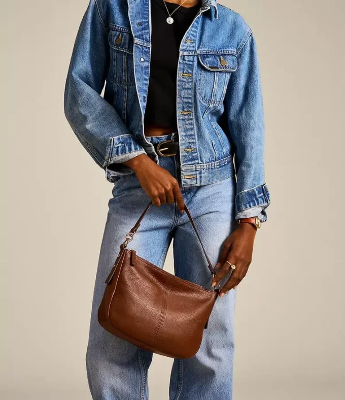 Jolie læder crossbody taske