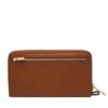Liza læderclutch med lynlås Liza læderclutch med lynlås