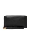 Logan læder RFID-clutch med lynlås Logan læder RFID-clutch med lynlås