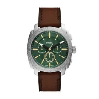 Machine Chronograph Brun læderur