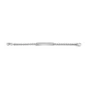 Maskinridset tekstur Rustfrit stål ID-armbånd Maskinridset tekstur Rustfrit stål ID-armbånd
