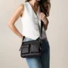 Maysen læder crossbody taske