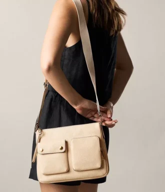 Maysen læder crossbody taske