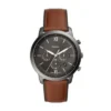 Neutra Chronograph Amber læderur