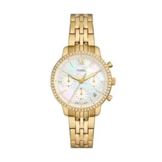 Neutra Chronograph guldfarvet rustfrit stålur