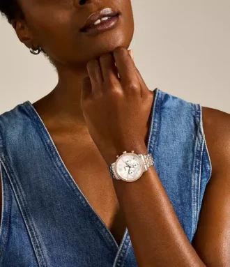 Neutra Chronograph tofarvet rustfrit stålur