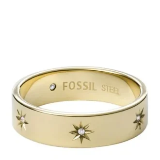 Sadie Shine Bright guldfarvet rustfrit stål ring