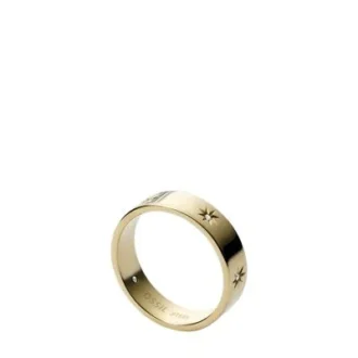 Sadie Shine Bright guldfarvet rustfrit stål ring