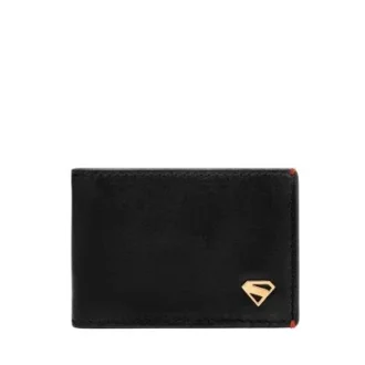 Superman x Fossil Derrick pengeklips-tegnebog