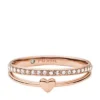 Sutton Hearts To You ring i rosaguldfarvet rustfrit stål Sutton Hearts To You ring i rosaguldfarvet rustfrit stål