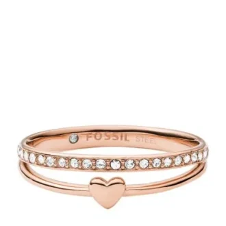 Sutton Hearts To You ring i rosaguldfarvet rustfrit stål Sutton Hearts To You ring i rosaguldfarvet rustfrit stål