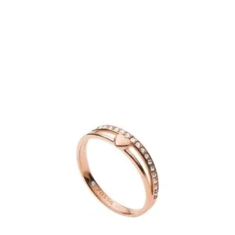 Sutton Hearts To You ring i rosaguldfarvet rustfrit stål Sutton Hearts To You ring i rosaguldfarvet rustfrit stål