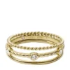 Val Vintage Heritage guldfarvet rustfrit stål Prestack-ring