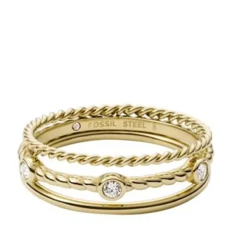 Val Vintage Heritage guldfarvet rustfrit stål Prestack-ring